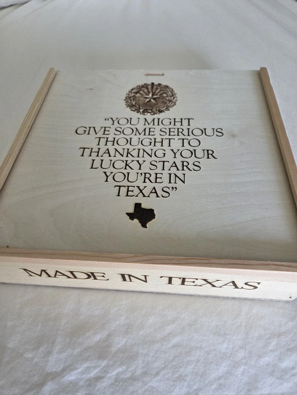 Made In Texas Wooden Gift Box